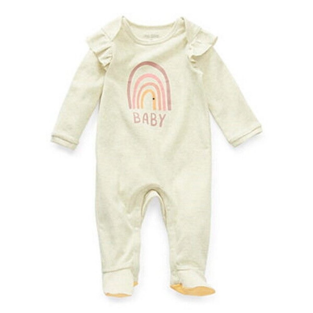 OKIE DOKIE BABY GIRLS SLEEP AND PLAY ROMPER (6m) (NIP)